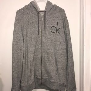 Calvin Kline zip up hoodie